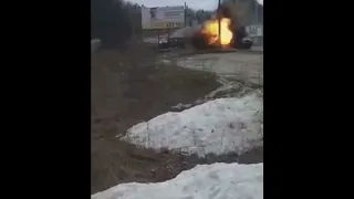 Работа jawelin по росийскому танку. Война Россия-Украина