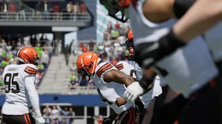 Madden NFL 24 | Cleveland Browns vs Seattle Seahawks - Gameplay PS5