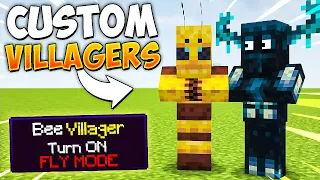 Minecraft But There are Custom Villagers...