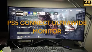 PS5 CONNECT ULTRAWIDE MONITOR 34"