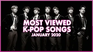 Most Viewed K-Pop Songs of 2020 | January