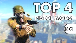 Fallout 4 | TOP 4 Best Pistol Mods! FNV Pistol Remastered! Fallout 4 PC Mods #4