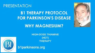 PARKINSON'S B1 THERAPY PROTOCOL: WHY MAGNESIUM?