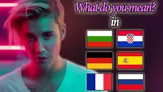 Singing What Do You Mean In 7 Languages With Zero Singing Skills