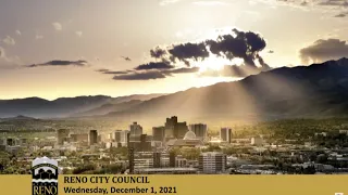 Reno City Council | December 1, 2021