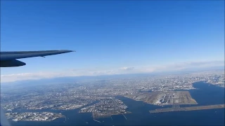 羽田空港から沖縄那覇空港へ　 ANA473便 　777-300 　空の旅