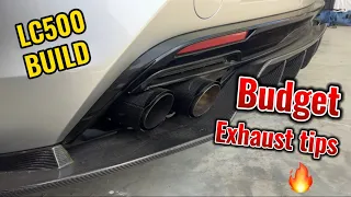 LC500 Build Budget Armytrix Exhaust Tips