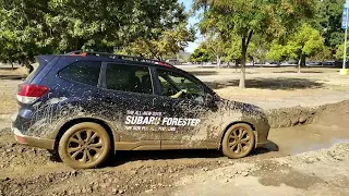 Subaru Forester Deep Mud and Snow X-mode demonstration