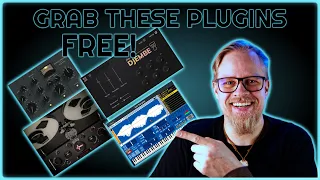 FOUR nice free plugins to grab! No Talking! FREE plugins!