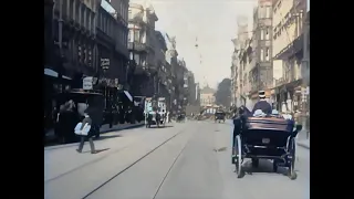 [4k, 60fps, colorized] Berlin in 1910