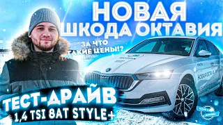 SKODA OCTAVIA A8 - Цены, сравнение с конкурентами. Тест-драйв (обзор) Шкода Октавия А8 1,4 8AT 2021