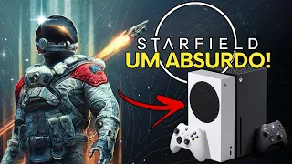 UM ABSURDO! Teste de STARFIELD Nova ATUALIZAÇÃO Com 60 FPS e Muito Mais no XBOX SERIES X|S!