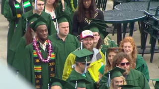 Evergreen State holds graduation despite unrest