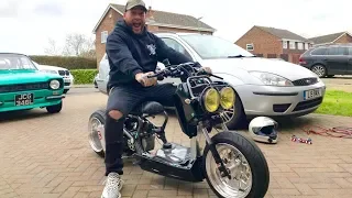 RIDING UK'S CRAZIEST HONDA RUCKUS!!!!