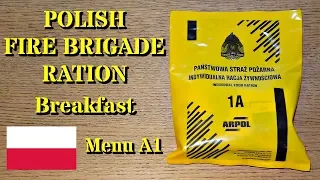 MRE Review: Polish Fire Brigade Ration -- Breakfast Menu A1 (or 1A?)