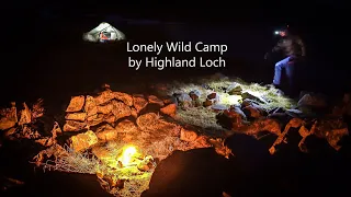 A Lonely Wild Camp at a Remote Mountain Loch