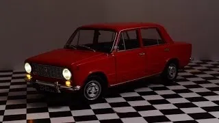 Fiat 124 / VAZ 2101 / Seat IST Models 1/18 Led Tuning