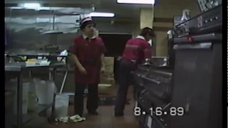 Working at McDonald's! 1989