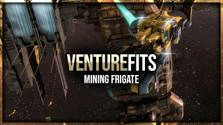 Eve Online - T1 & T2 Venture Mining Fits - Ore Industrial Mining Frigate