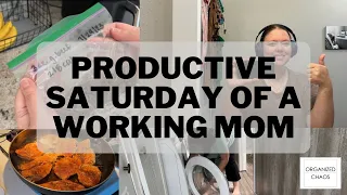 *NEW* PRODUCTIVE SATURDAY OF A WORKING MOM / MEAL PREP / CLEANING