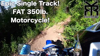 Suzuki DRZ 400 Dual Sport Motorcycle Rides Epic Idaho Single Track Trail Near Rexburg