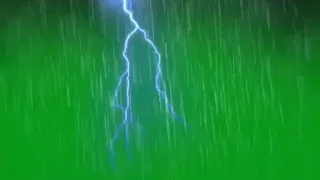 Rain and thunder ⚡ green screen effect ⚡