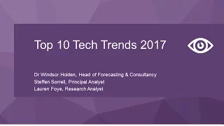 Top 10 Tech Trends 2017 Webinar