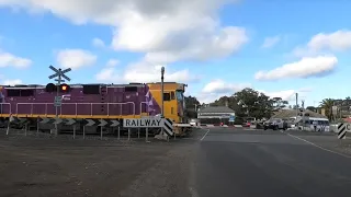 High St, Seymour, Vic | V/line/ARTC Railway Crossing | Before and After Upgrade