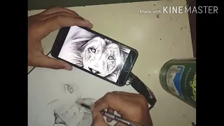 Drawing Lion time-lapse