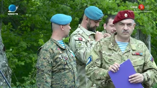 26.07.2018 На базе сахалинского лагеря "Артек" открылась военно-патриотическая смена "Честь имею"