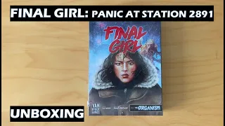 Unboxing Final Girl Panic at Station 2891 Board Game