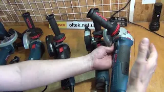 Bosch grinder upgrade for 125 mm discs: review, comparison. GWS 12-125s GWS 14-125s GWS 17-125s