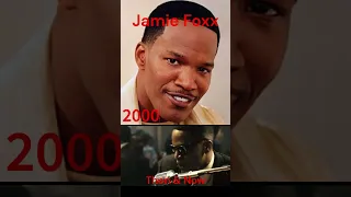 Jamie Foxx then and now #jamiefoxx  #spiderman #djangounchained