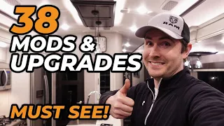 RV Insider's Showcase! Some Never Seen Before! // 38 Mods & Upgrades in My Fifth Wheel