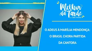 O adeus à Marília Mendonça: o Brasil chora partida da cantora | MELHOR DA TARDE