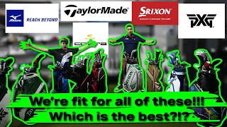 We Got Fit For 5 Full Bags of the Most Major Golf Brands!! ( Over $40,000 worth of golf gear!! )