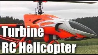 Jet-turbine powered RC helicopter