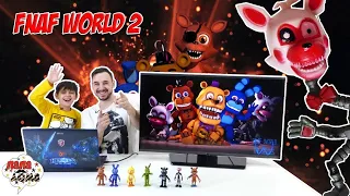 Папа Роб и Ярик играют в FNaF World - Часть 2