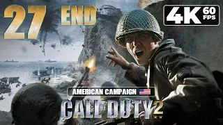 Call of Duty 2 (PC) - 4K60 Walkthrough Mission 27 - Crossing the Rhine (Ending)