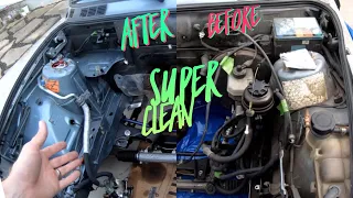 How to Super Clean your engine bay BMW E30 S52 Swap Series