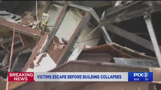 Victims escape before Bronx building collapses