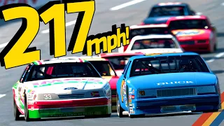 Races like these make iRacing the BEST - 1987 NASCAR at Talladega