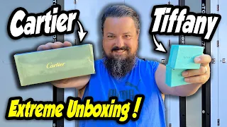 Extreme Unboxing! TIFFANY vs CARTIER from the pod locker I bought for $3,100 at the storage auction