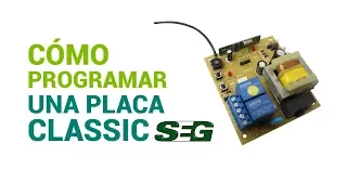 Cómo programar una Placa SEG Classic para portones corredizos