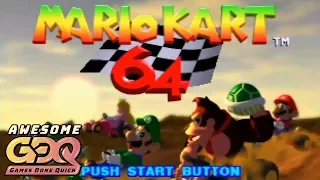 Mario Kart 64 by Abney317 in 29:15 - AGDQ2019