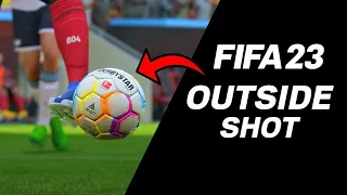 How To Outside Foot Shot Fifa 23