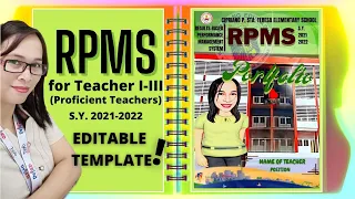 COMPLETE RPMS PORTFOLIO FOR TEACHER I-III S.Y. 2021-2022 (GREEN)