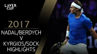 Nadal/Berdych v Kyrgios/Sock (Match 4) | Laver Cup 2017