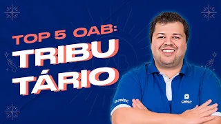 TRIBUTÁRIO NA OAB: Descubra 5 conteúdos FAVORITOS da FGV!