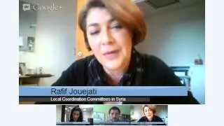 Interview with Rafif Jouejati, Spokeswoman, LCCs with Syria Deeply on 2 Nov 2012